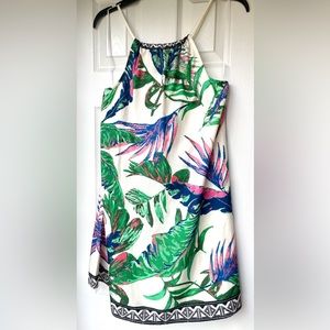 Tropical Floral Mini Dress